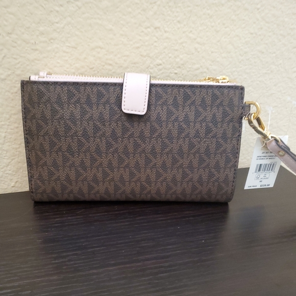 Michael kors Jet Set Double Zip Wristlet Wallet - Picture 6 of 10